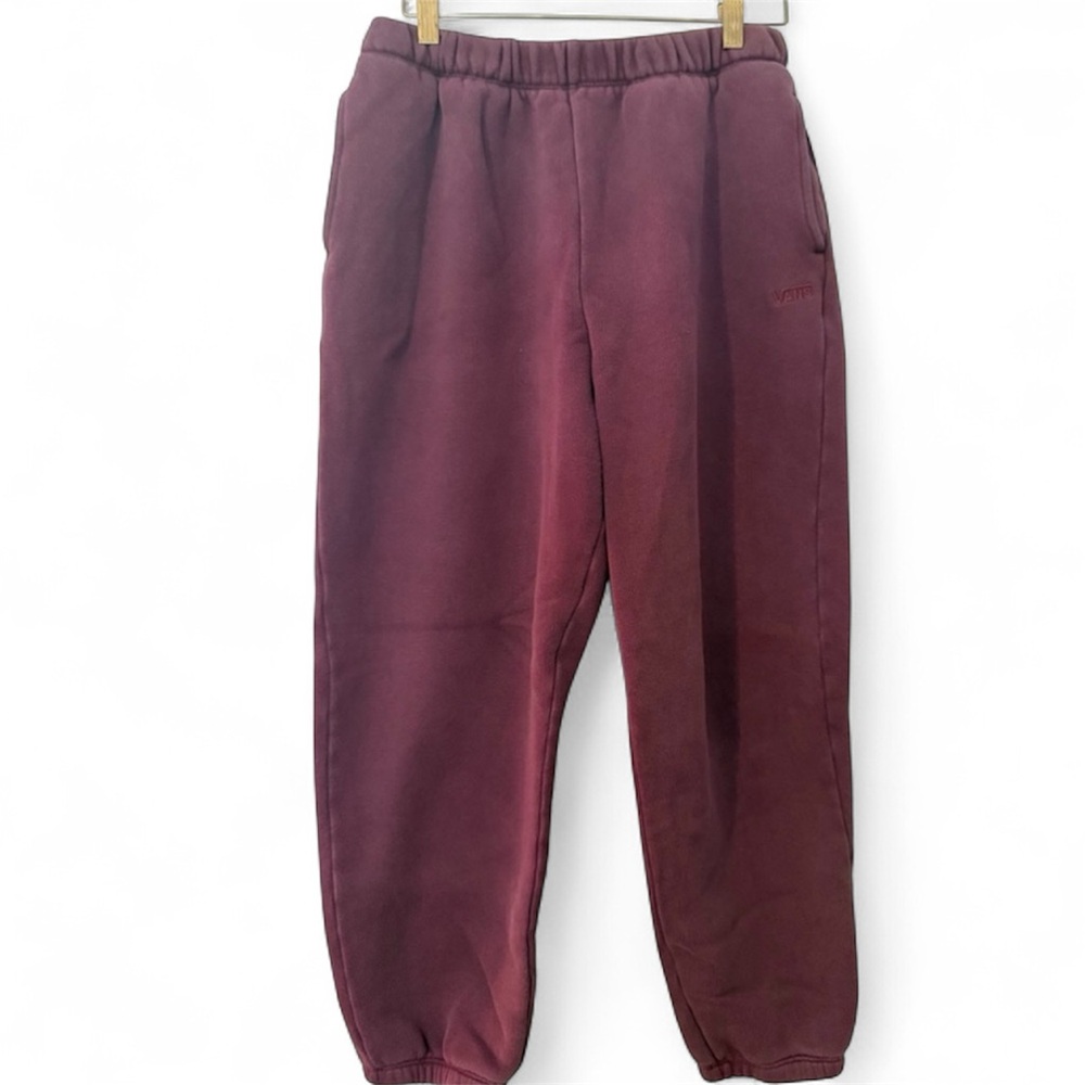 Vans Burgundy Track Pants